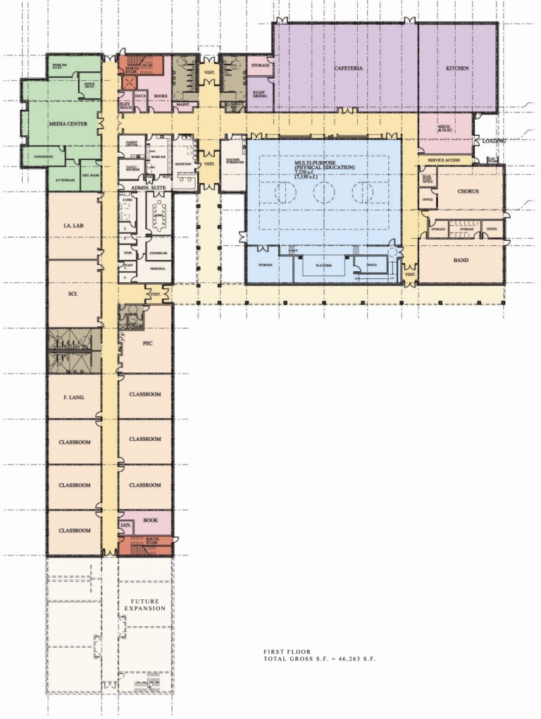 Sarah Smith Primary Center Floor Plan