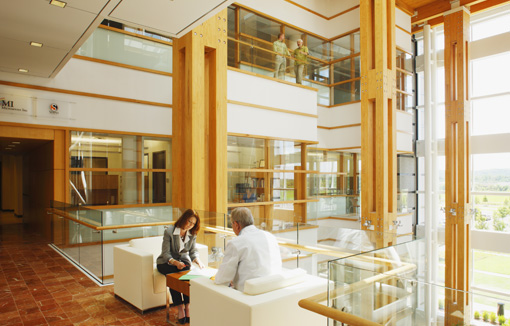 HudsonAlpha atrium (Courtesy of Cooper Carry)