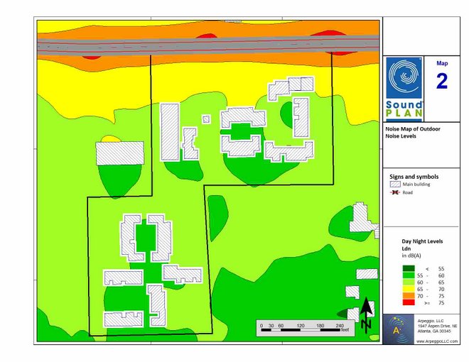 Ground Level Noise Map - Mechanicsville